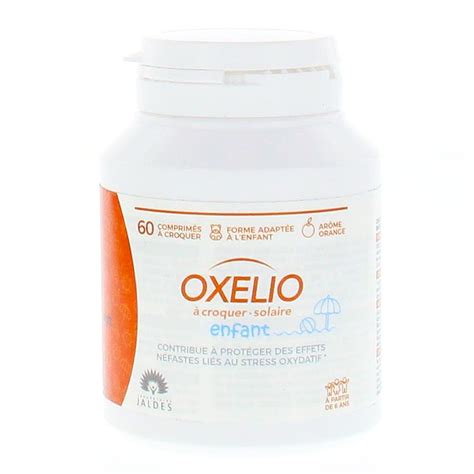 oxelio junior|Jaldes Oxelio Enfant Solaire 60 comprimés.